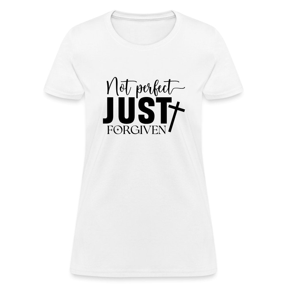 Not Perfect Just Forgiven Women's T-Shirt - pink