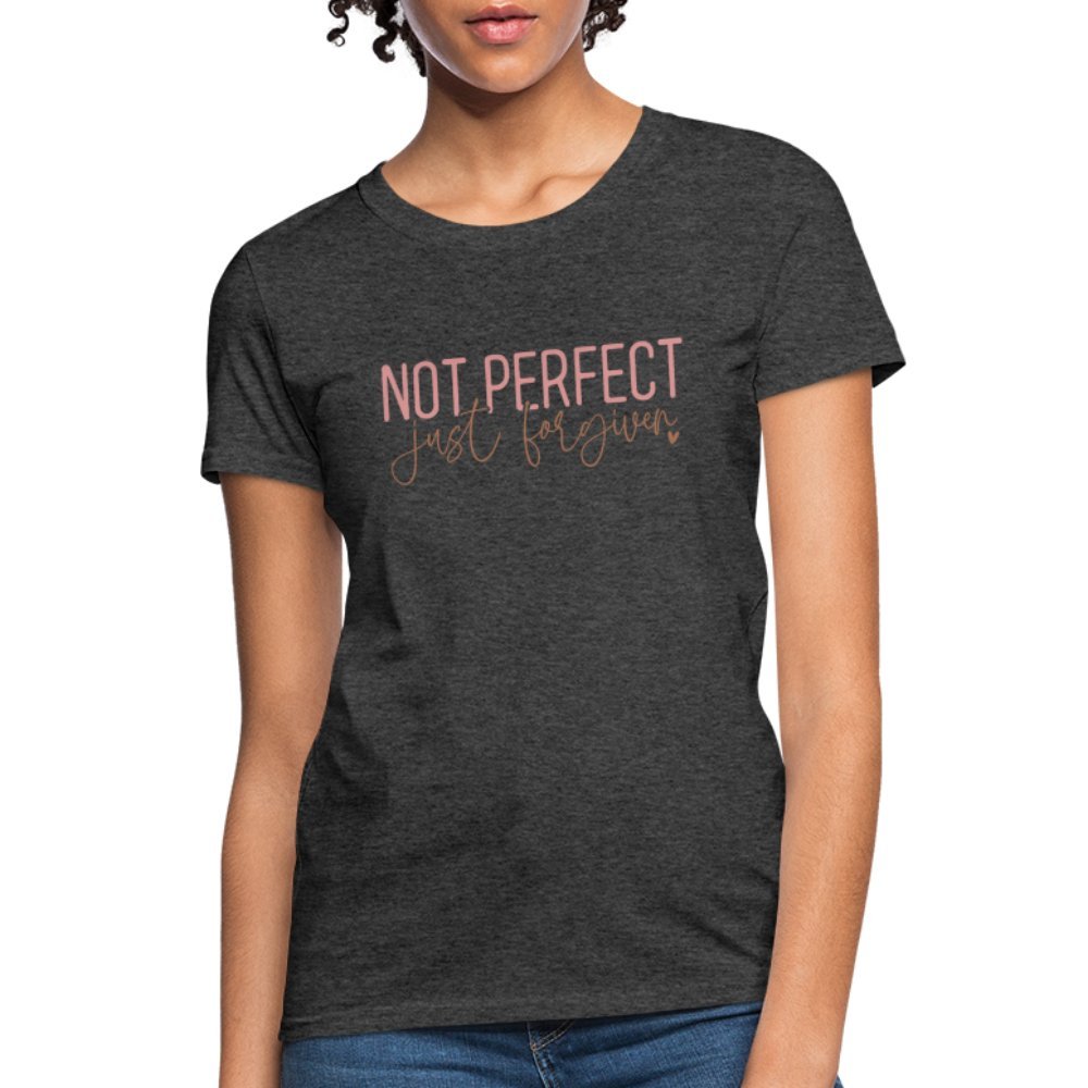 Not Perfect Just Forgiven Women's T-Shirt - royal blue