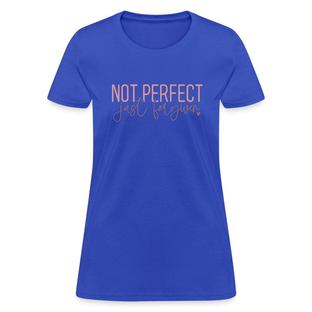 Not Perfect Just Forgiven Women's T-Shirt - option1# - Women's T-Shirt | Fruit of the Loom L3930R