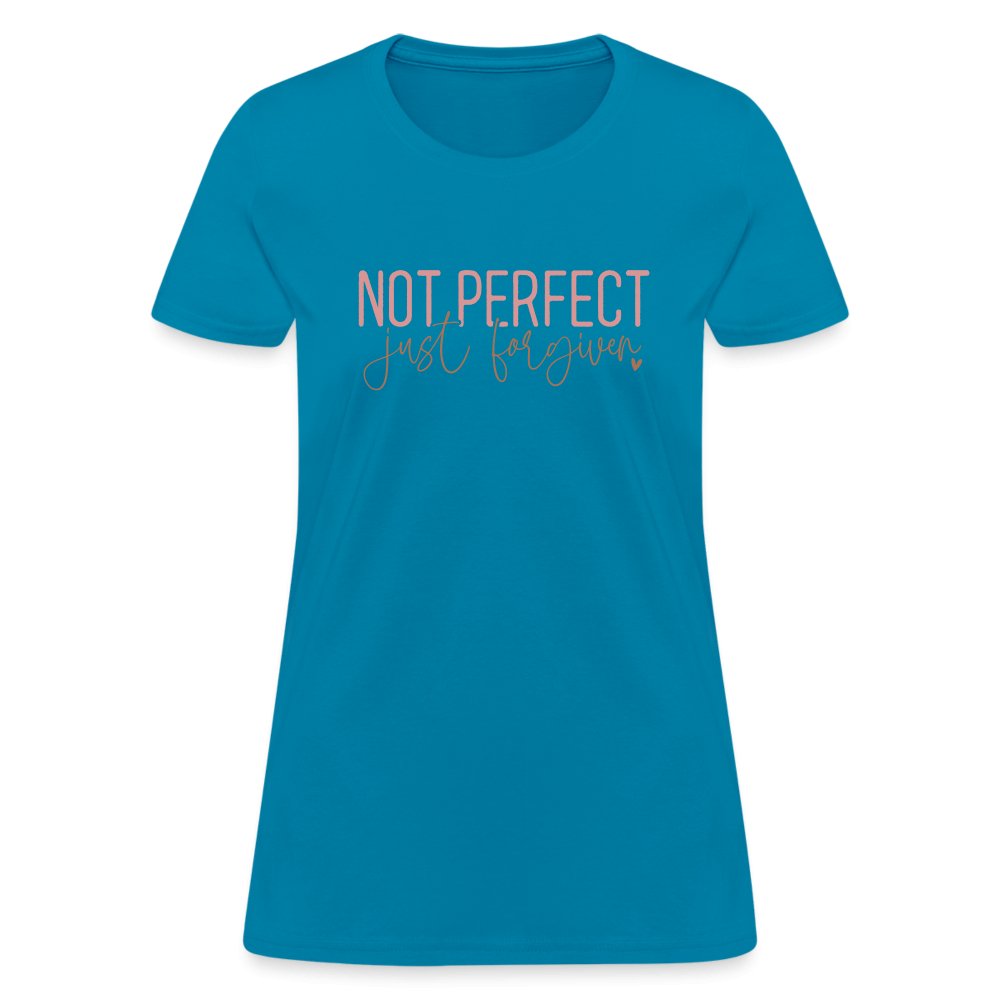 Not Perfect Just Forgiven Women's T-Shirt - option1# - Women's T-Shirt | Fruit of the Loom L3930R