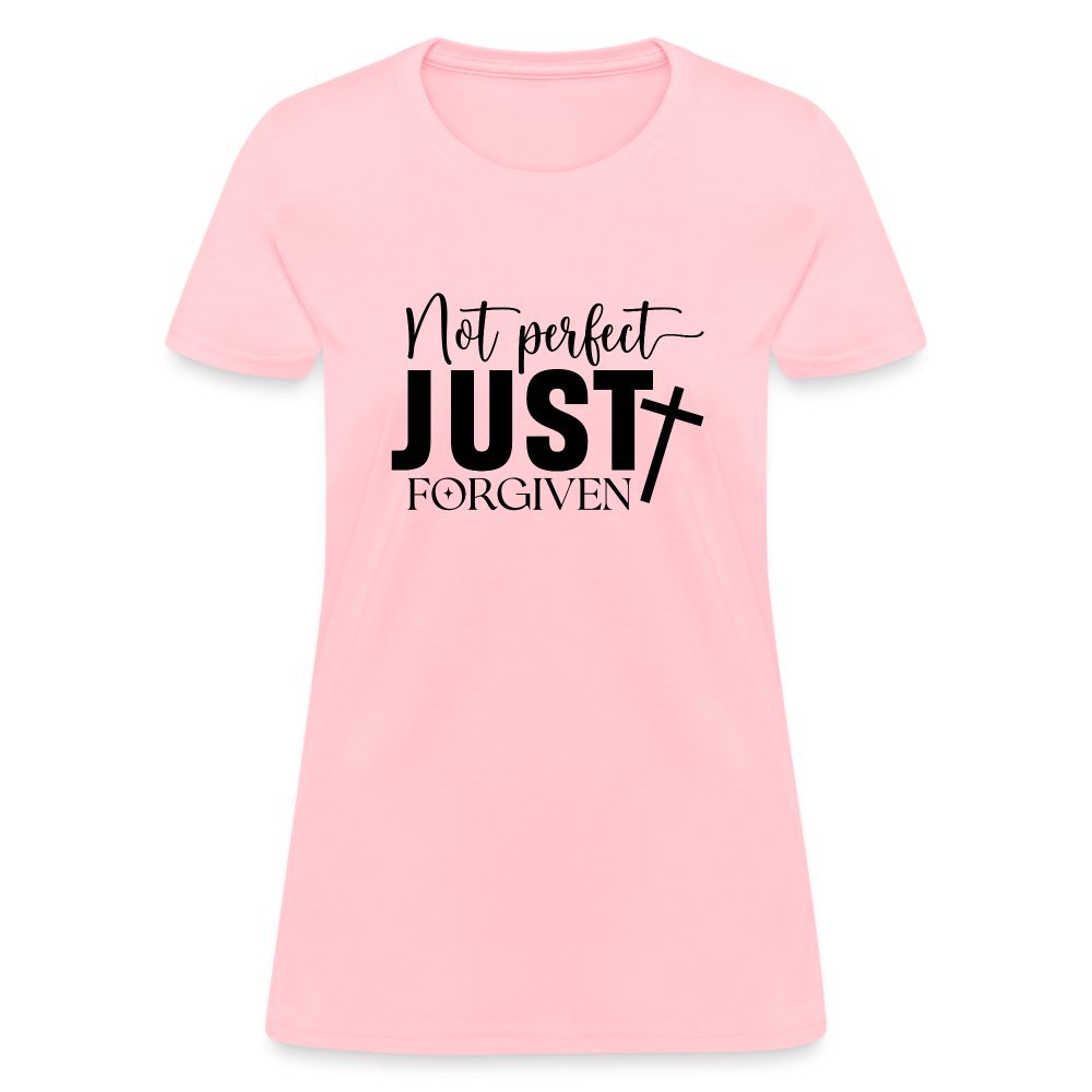 Not Perfect Just Forgiven Women's T-Shirt - white