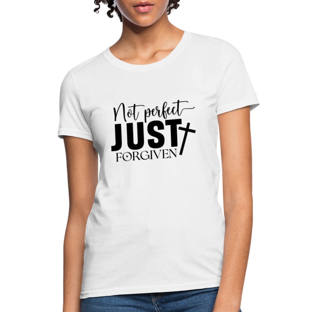 Not Perfect Just Forgiven Women's T-Shirt - option1# - Women's T-Shirt | Fruit of the Loom L3930R