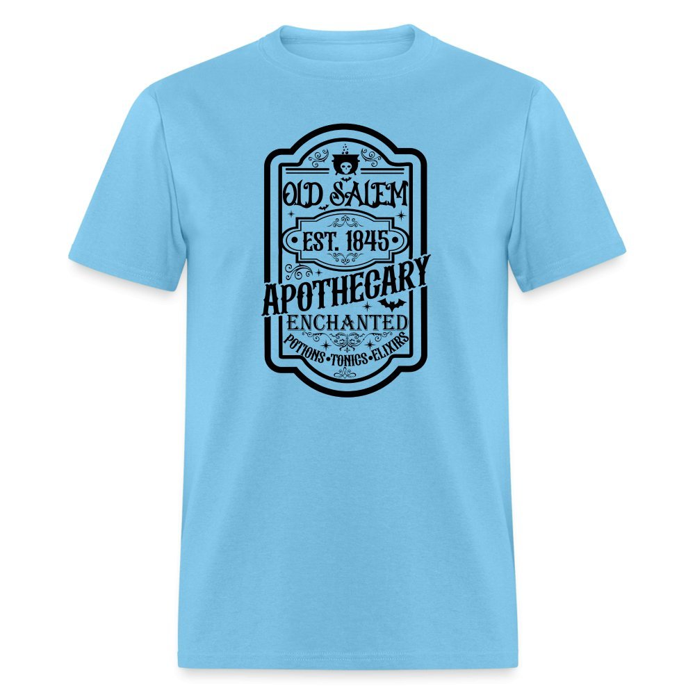 Old Salem Enchanted Apothecary T-Shirt (Halloween) - aquatic blue