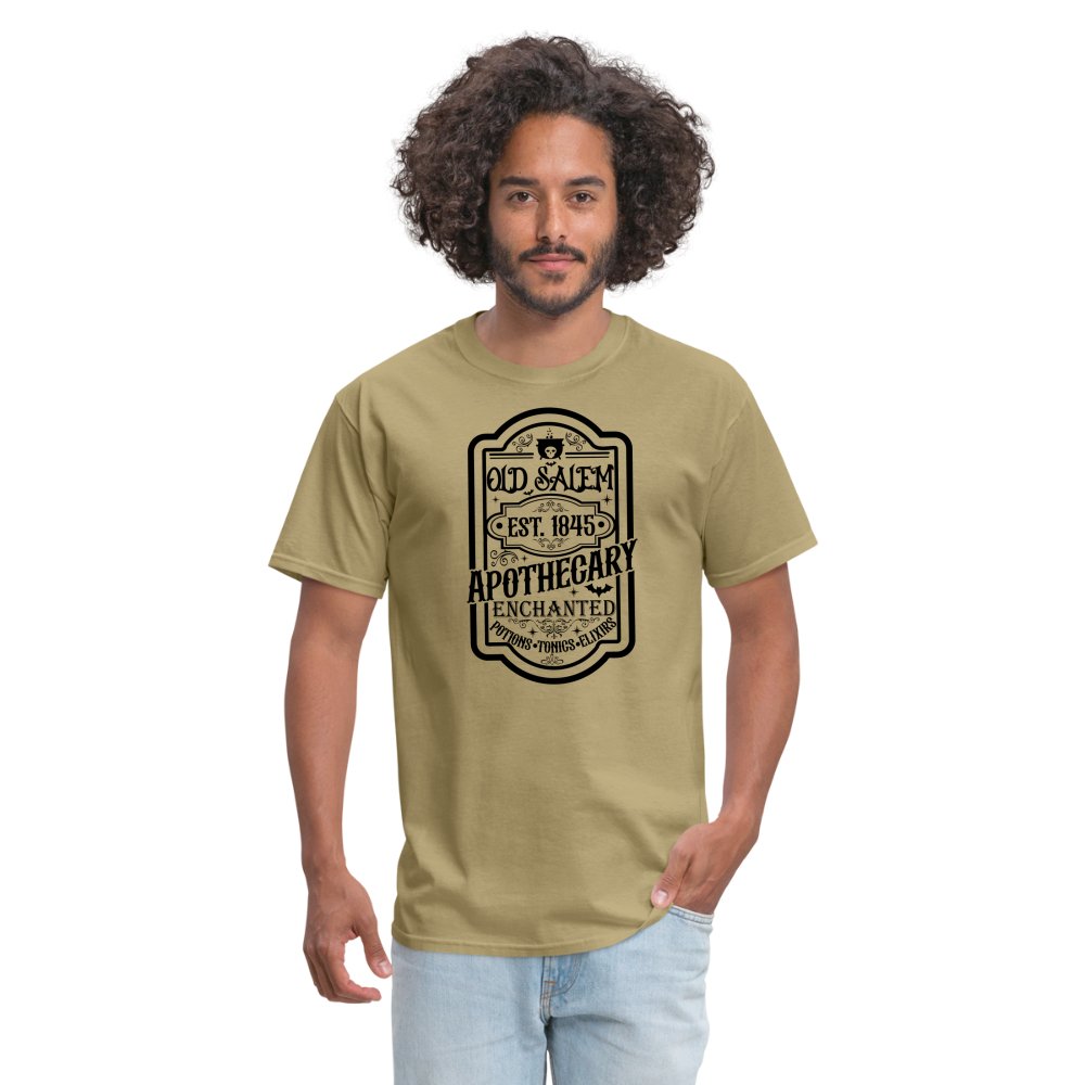 Old Salem Enchanted Apothecary T-Shirt (Halloween) - khaki