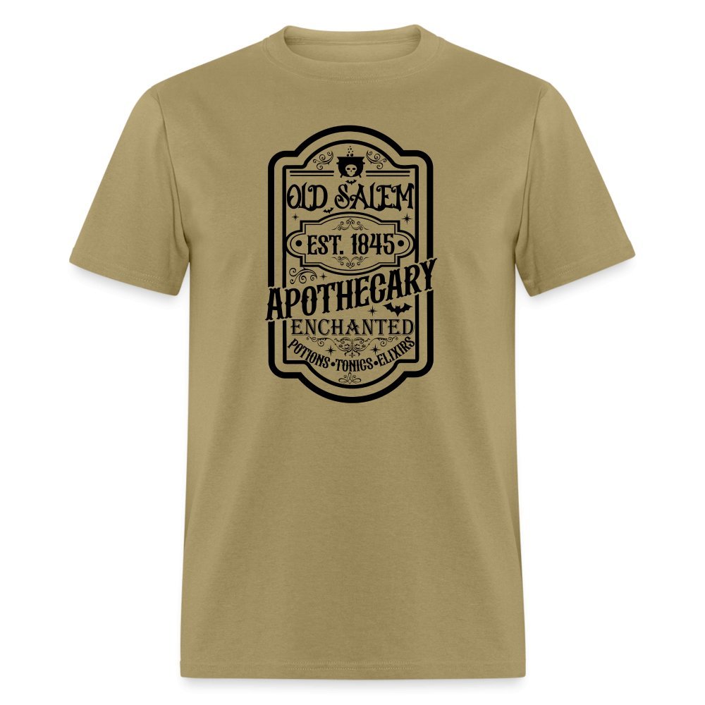 Old Salem Enchanted Apothecary T-Shirt (Halloween) - khaki