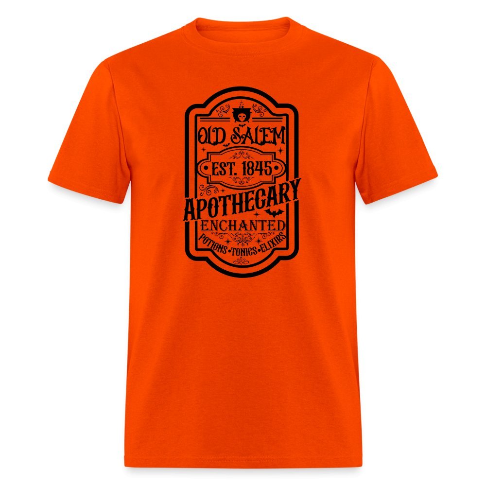 Old Salem Enchanted Apothecary T-Shirt (Halloween) - orange