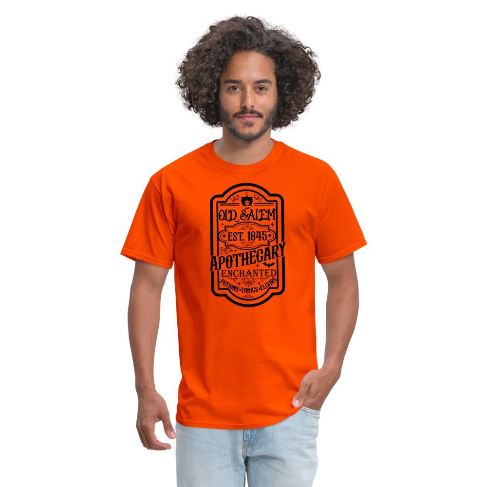 Old Salem Enchanted Apothecary T-Shirt (Halloween) - orange