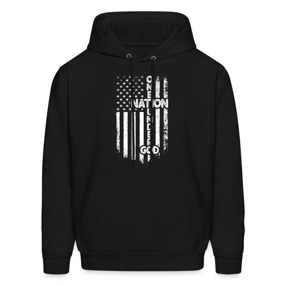 One Nation Under God Hoodie - black