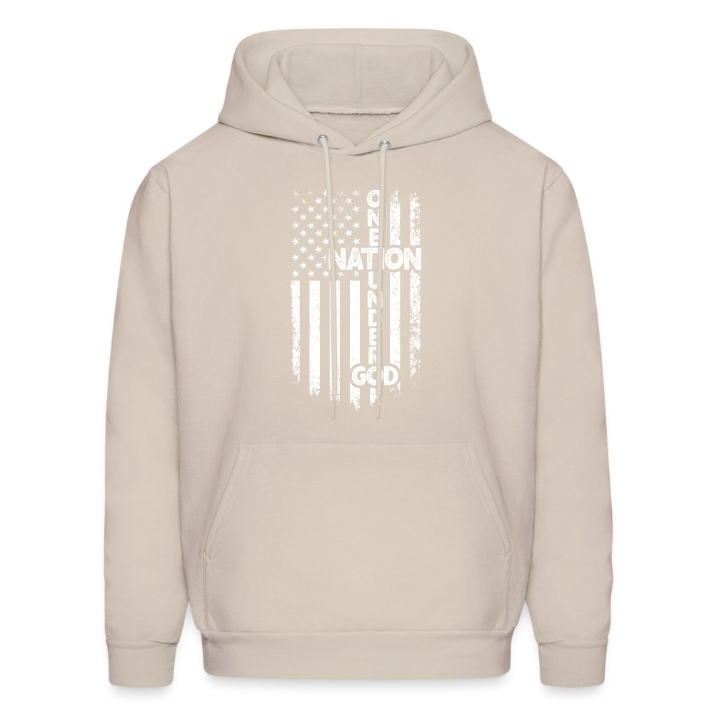 One Nation Under God Hoodie - Sand