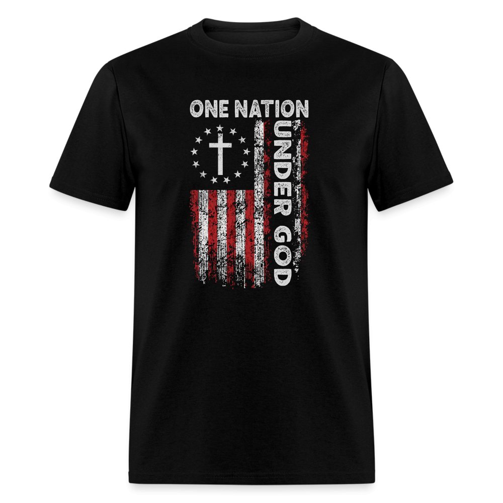 One Nation Under God T-Shirt - black