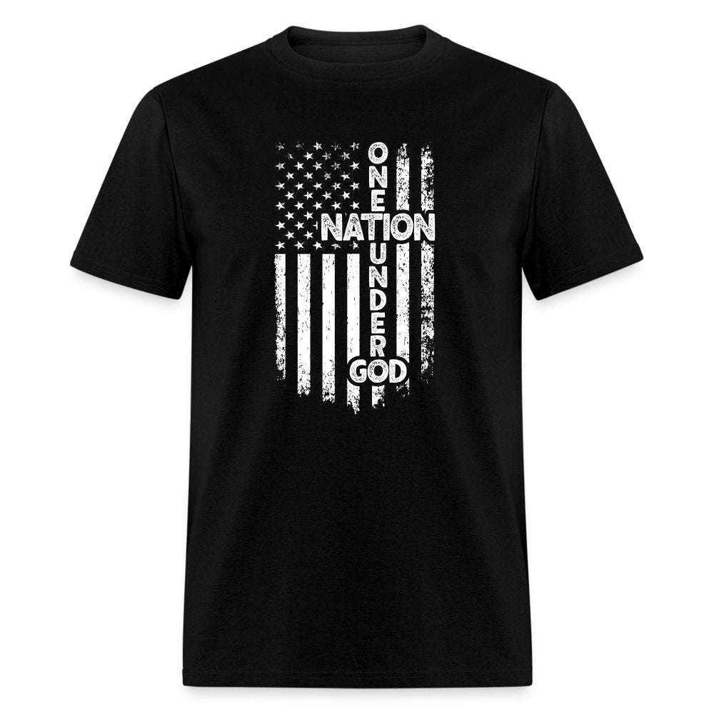 One Nation Under God T-Shirt - black