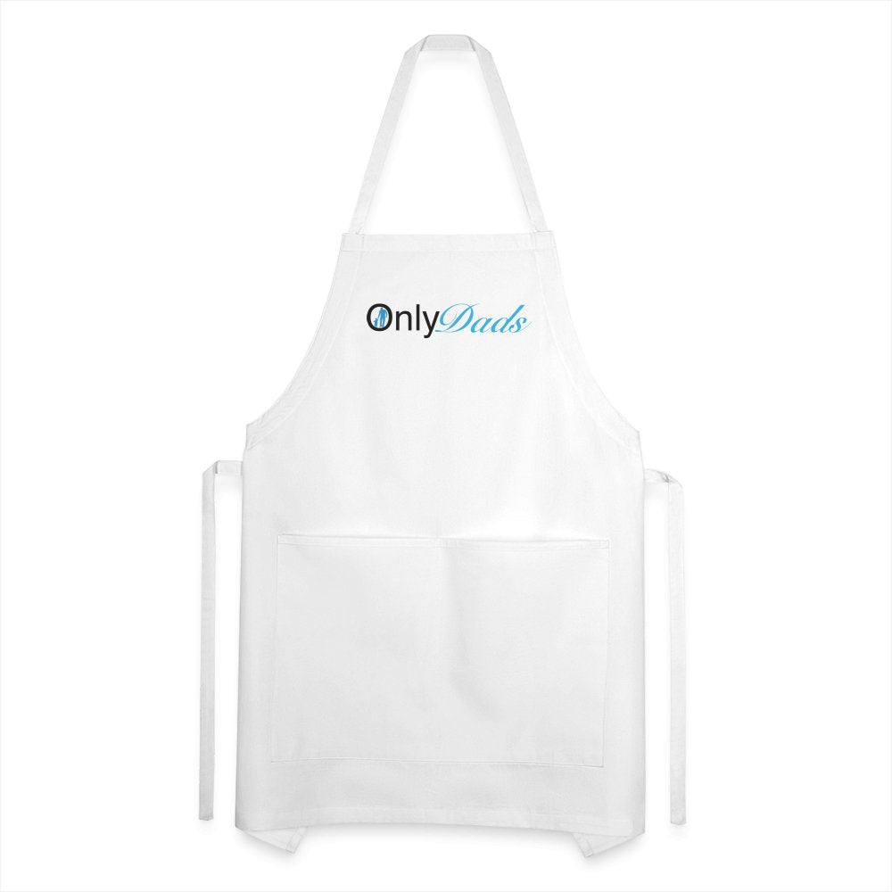 OnlyDads Adjustable Apron - white