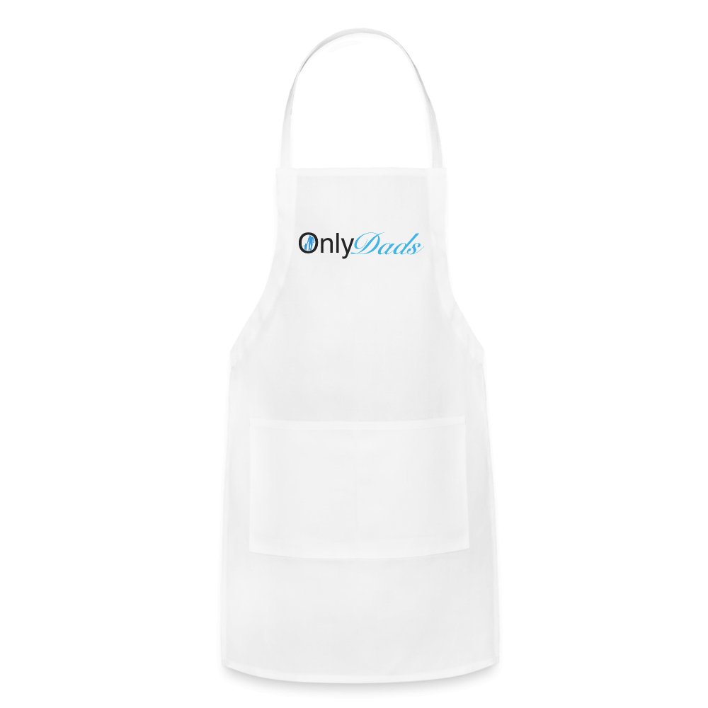 OnlyDads Adjustable Apron - white