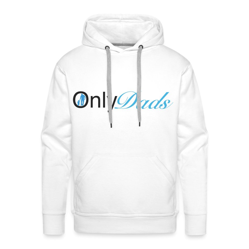 OnlyDads Men’s Premium Hoodie - white