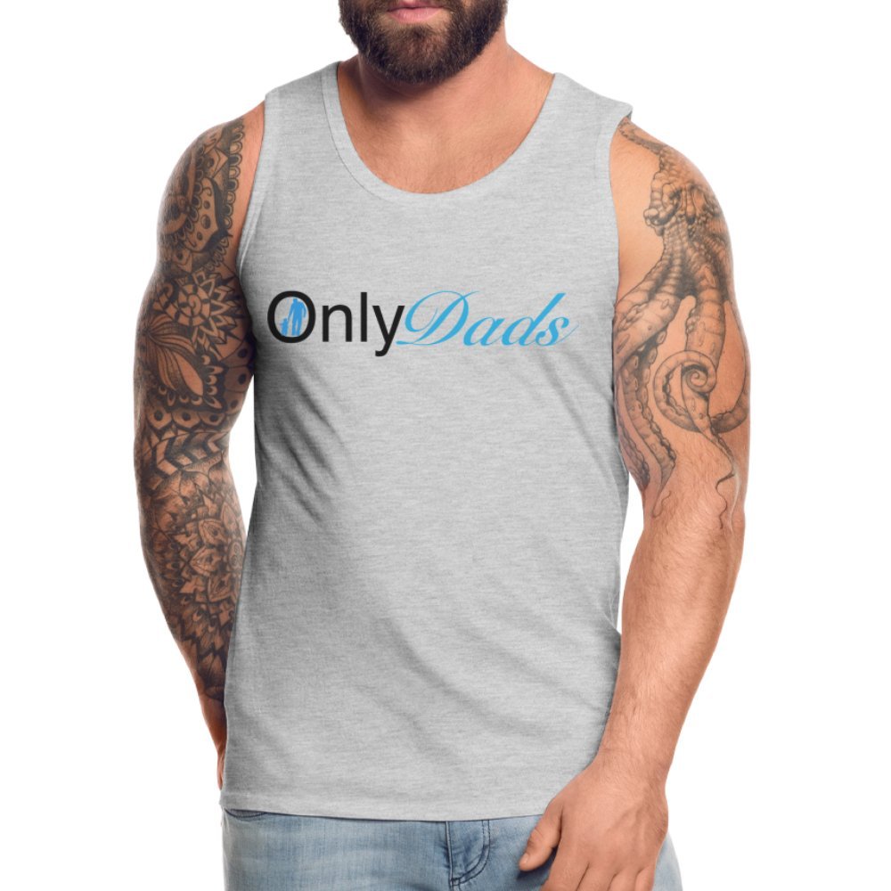 OnlyDads Men’s Premium Tank Top - heather gray