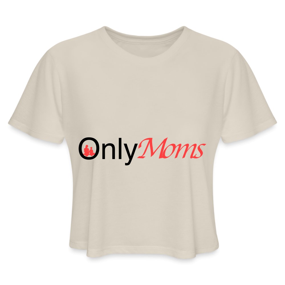 OnlyMoms - Cropped T-Shirt - dust