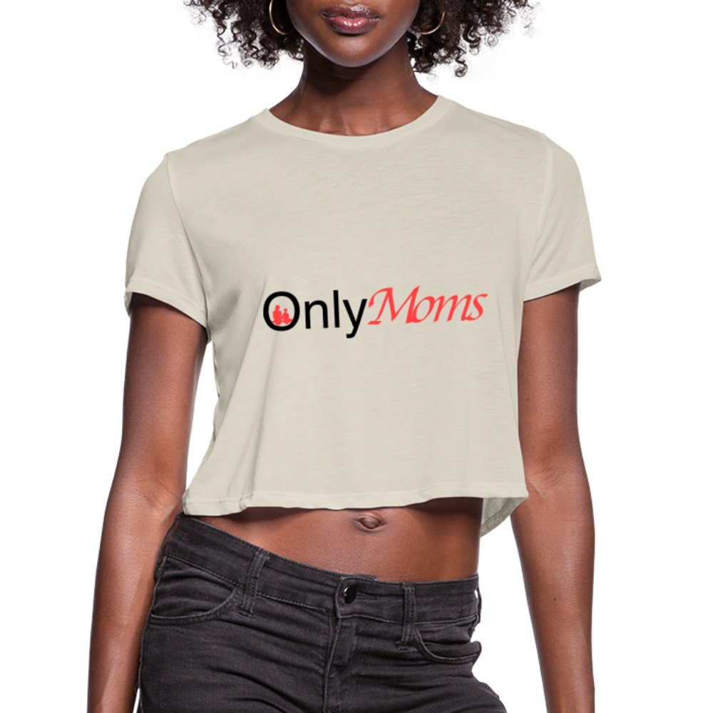 OnlyMoms - Cropped T-Shirt - dust