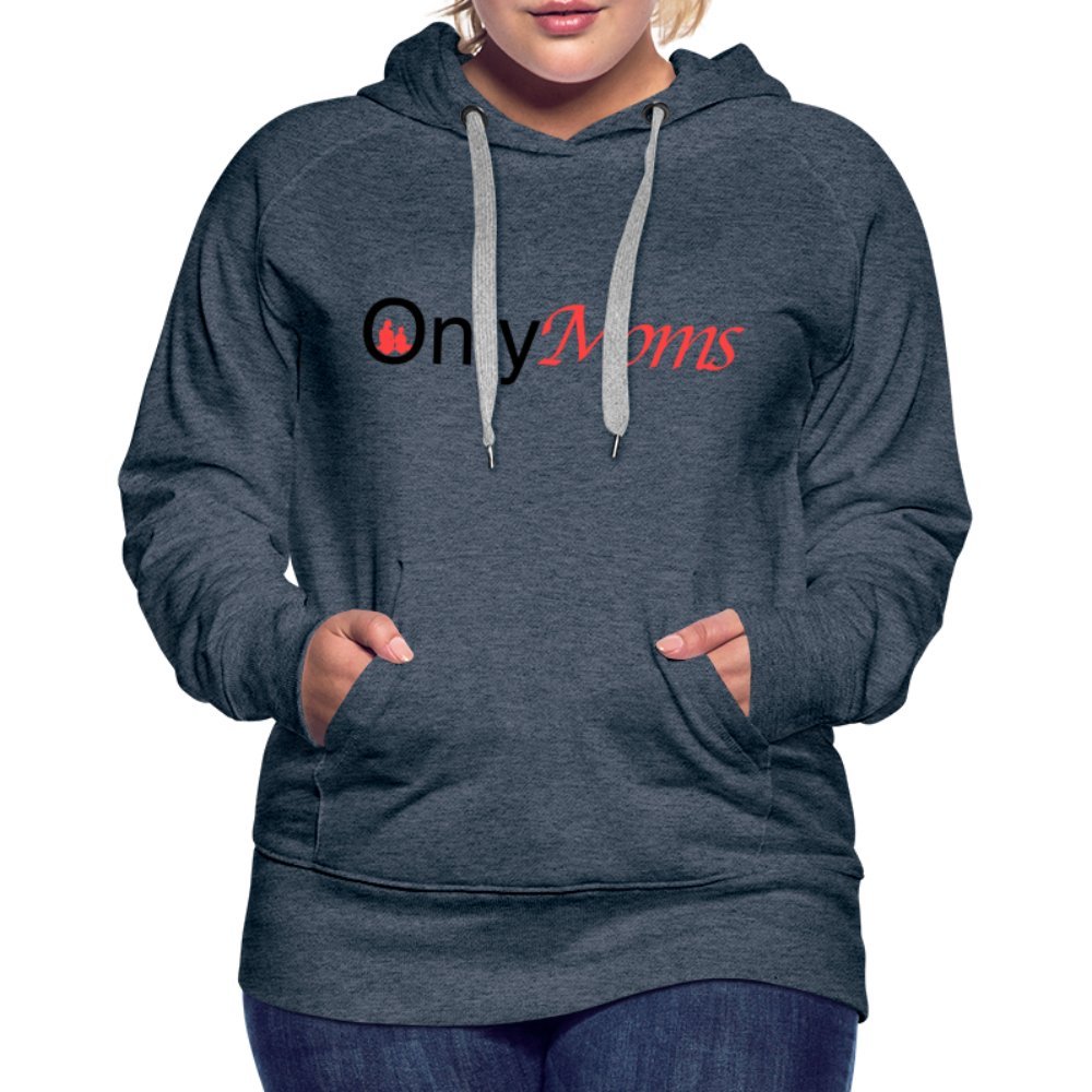 OnlyMoms - Premium Hoodie - heather denim