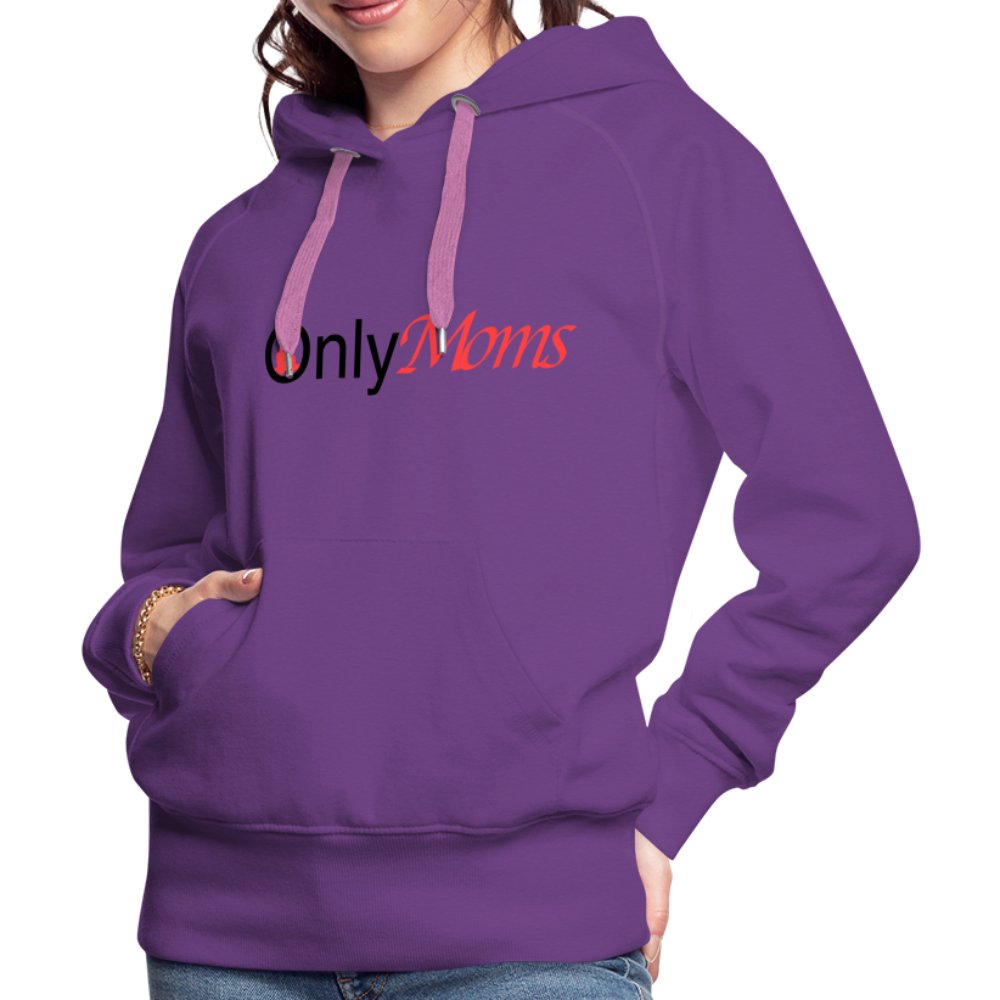 OnlyMoms - Premium Hoodie - purple