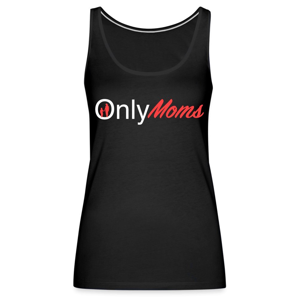 OnlyMoms - Premium Tank Top (White & Pink) - royal blue