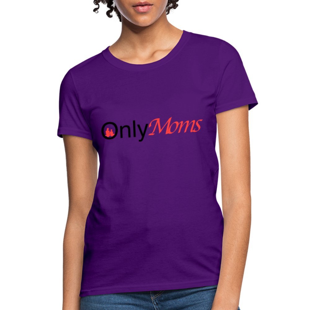 OnlyMoms - Women's T-Shirt - purple