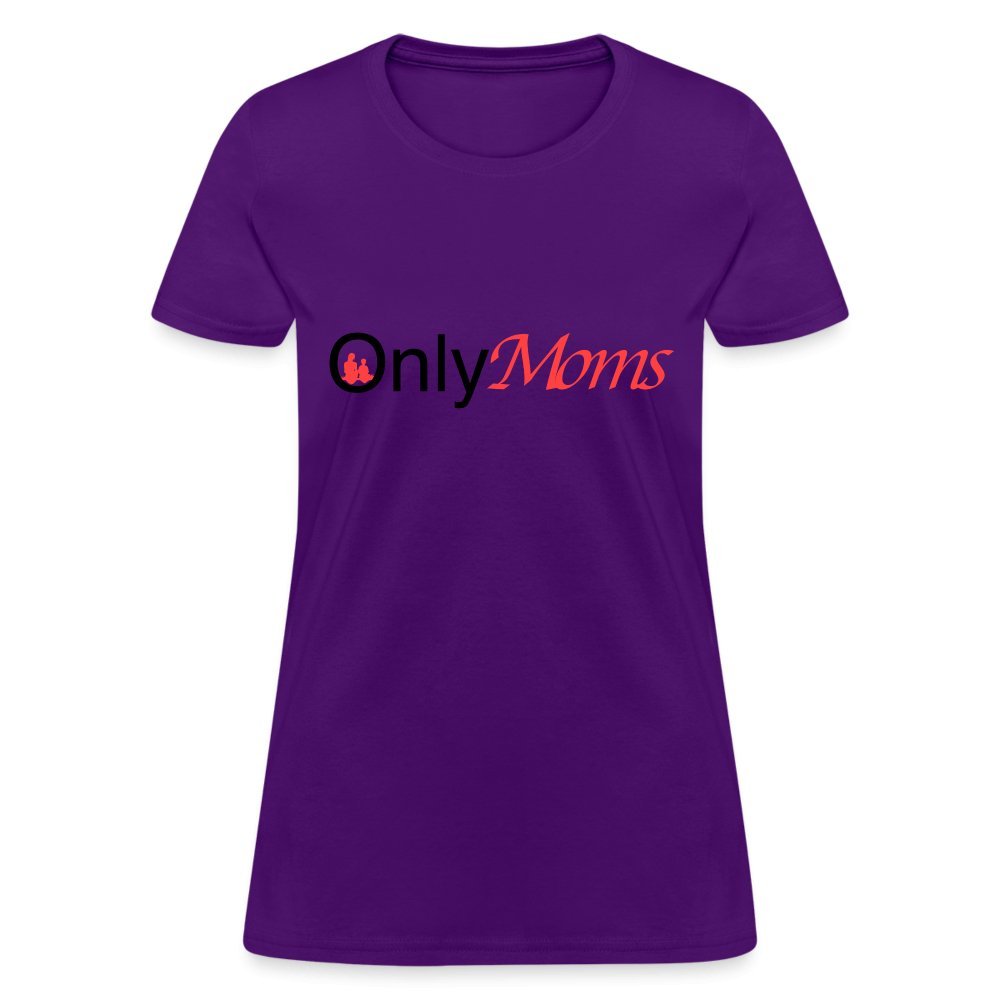 OnlyMoms - Women's T-Shirt - purple