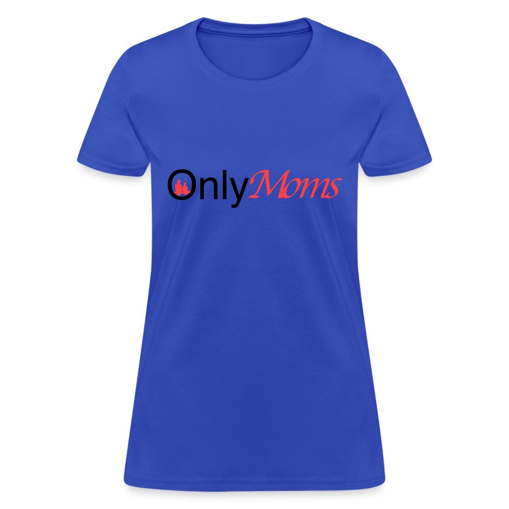 OnlyMoms - Women's T-Shirt - royal blue