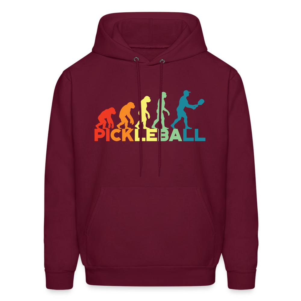 Pickleball Evolution Hoodie - burgundy