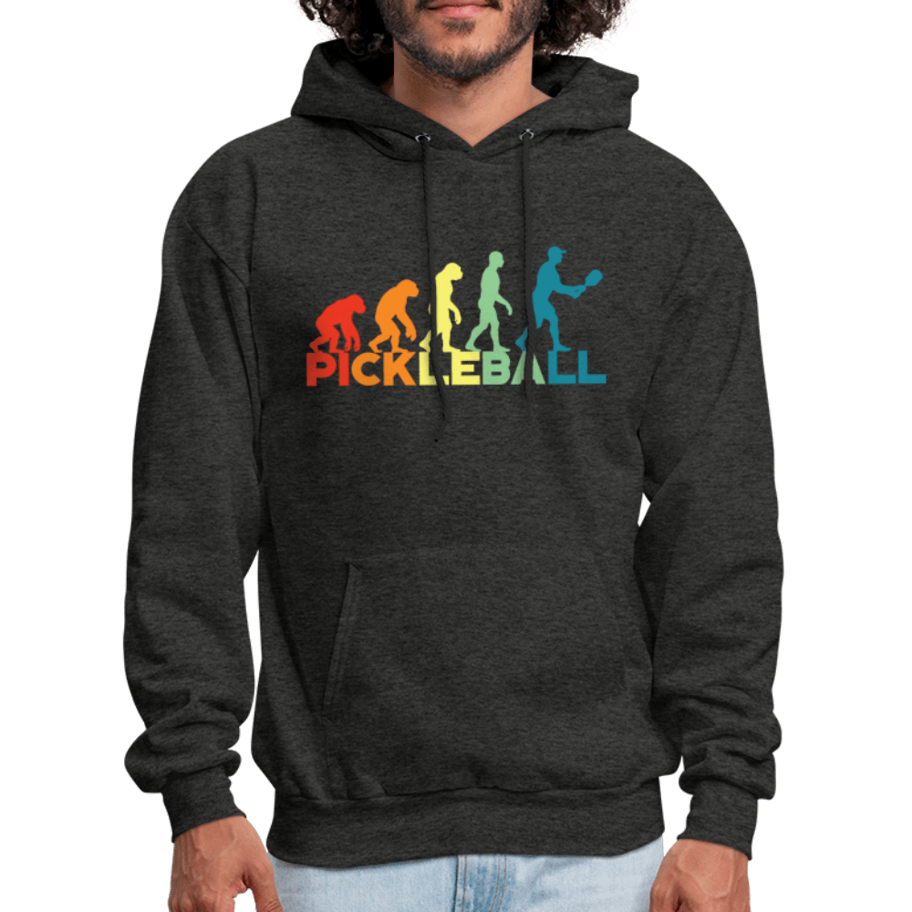 Pickleball Evolution Hoodie - charcoal grey