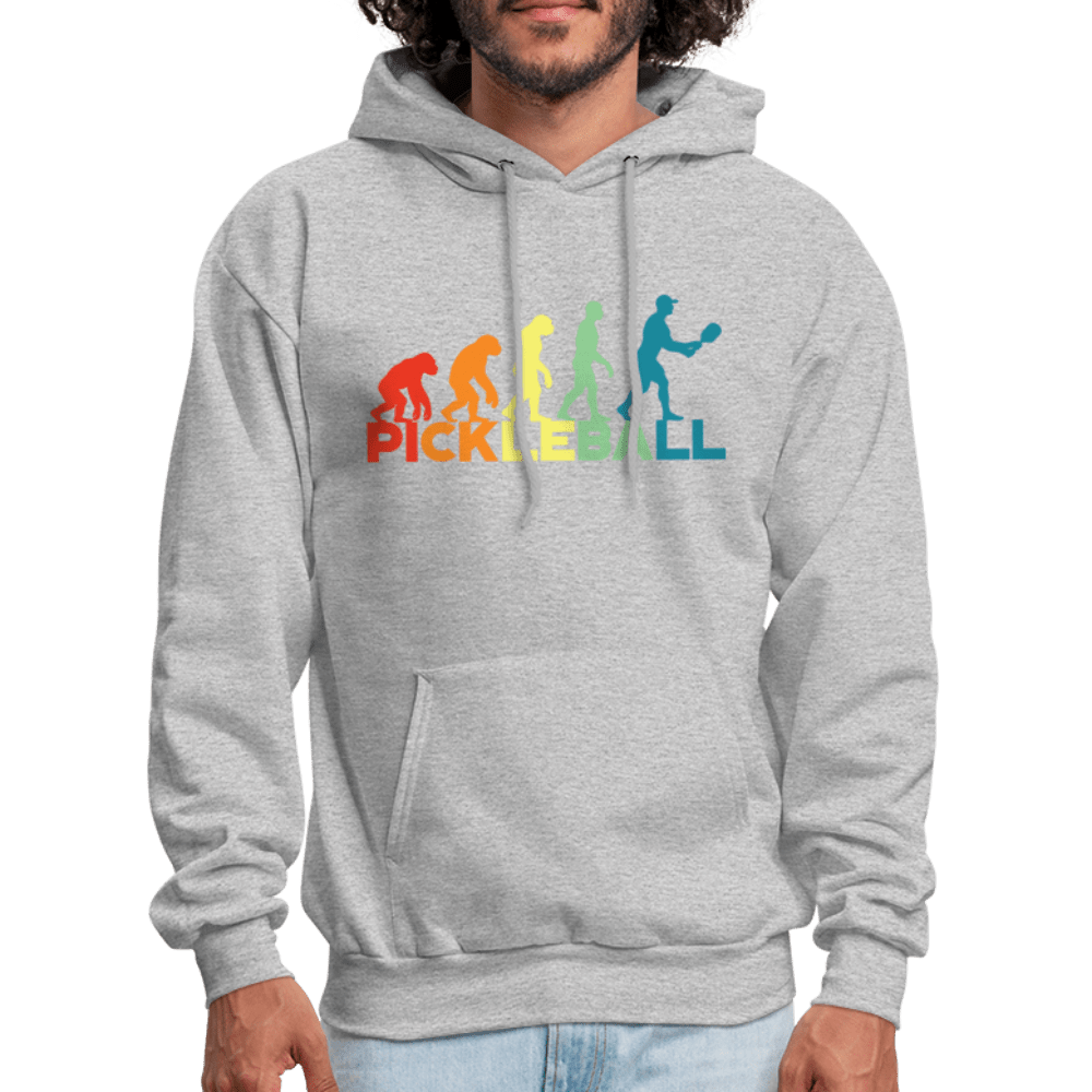 Pickleball Evolution Hoodie - heather gray