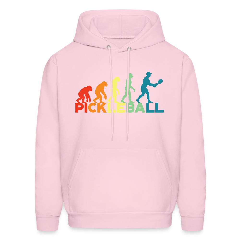 Pickleball Evolution Hoodie - pale pink