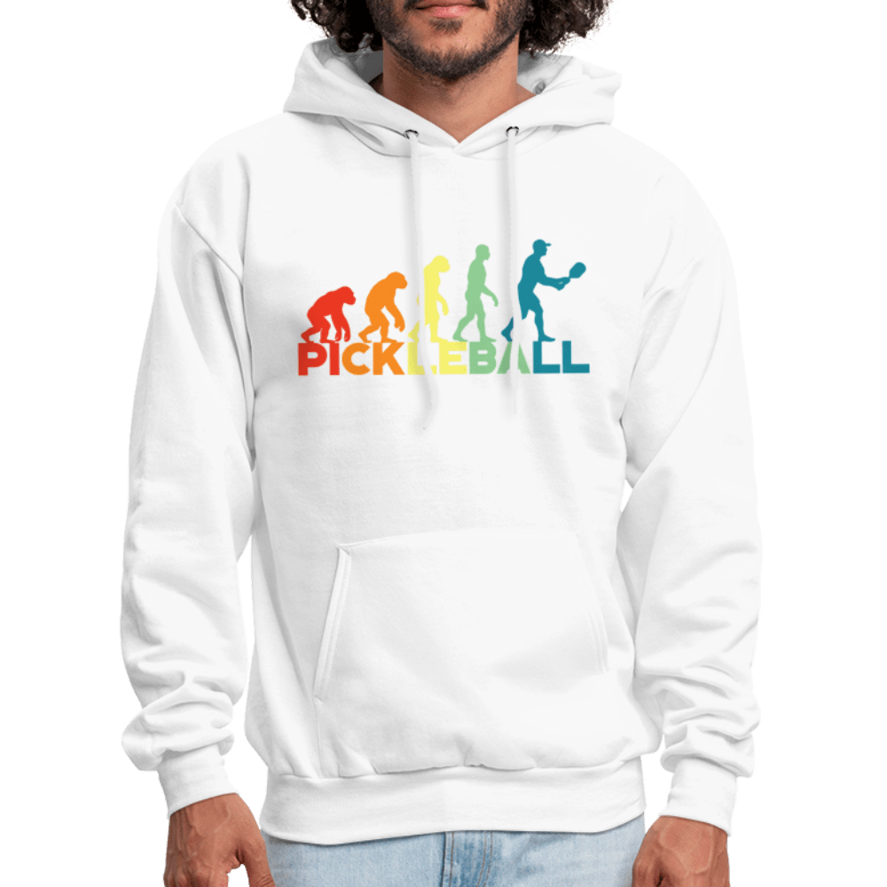 Pickleball Evolution Hoodie - white