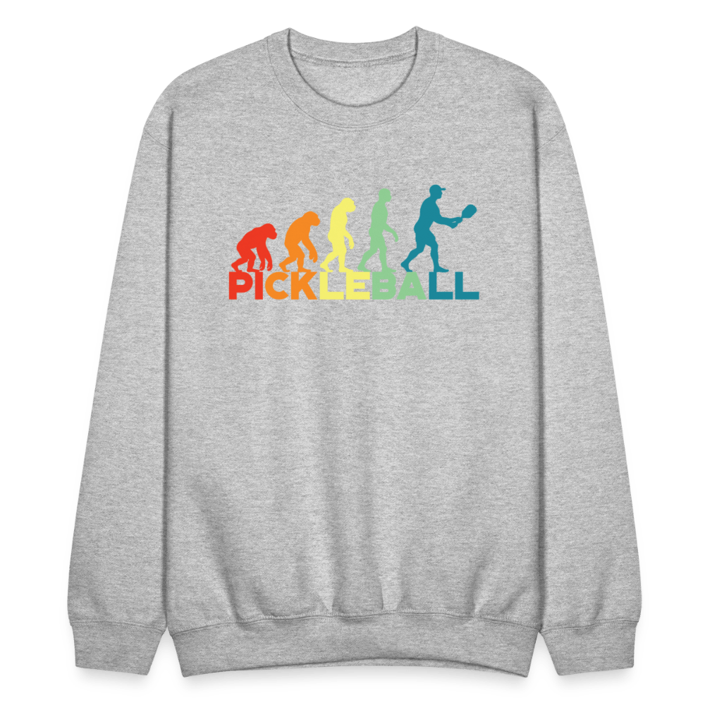 Pickleball Evolution Sweatshirt - heather gray