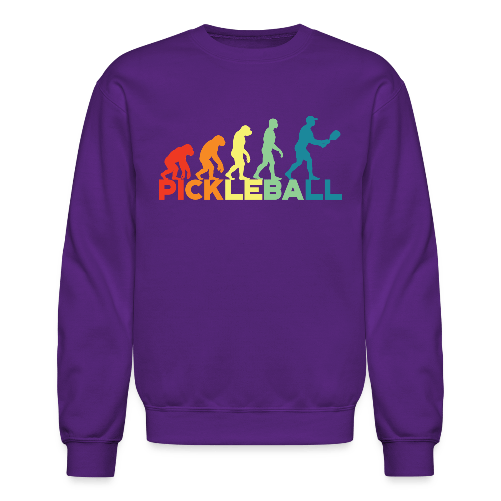 Pickleball Evolution Sweatshirt - purple