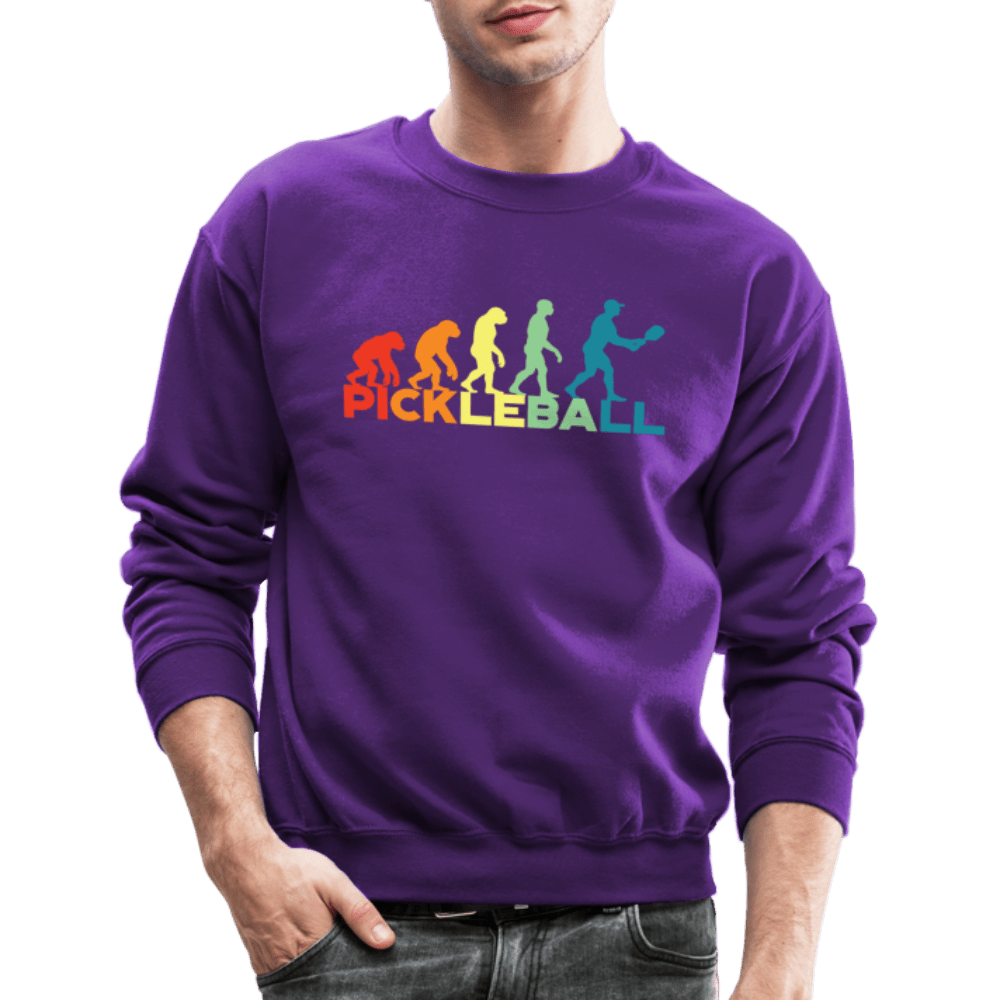 Pickleball Evolution Sweatshirt - purple