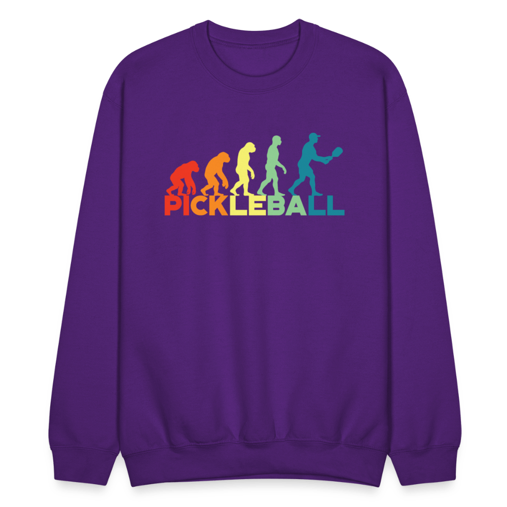 Pickleball Evolution Sweatshirt - purple