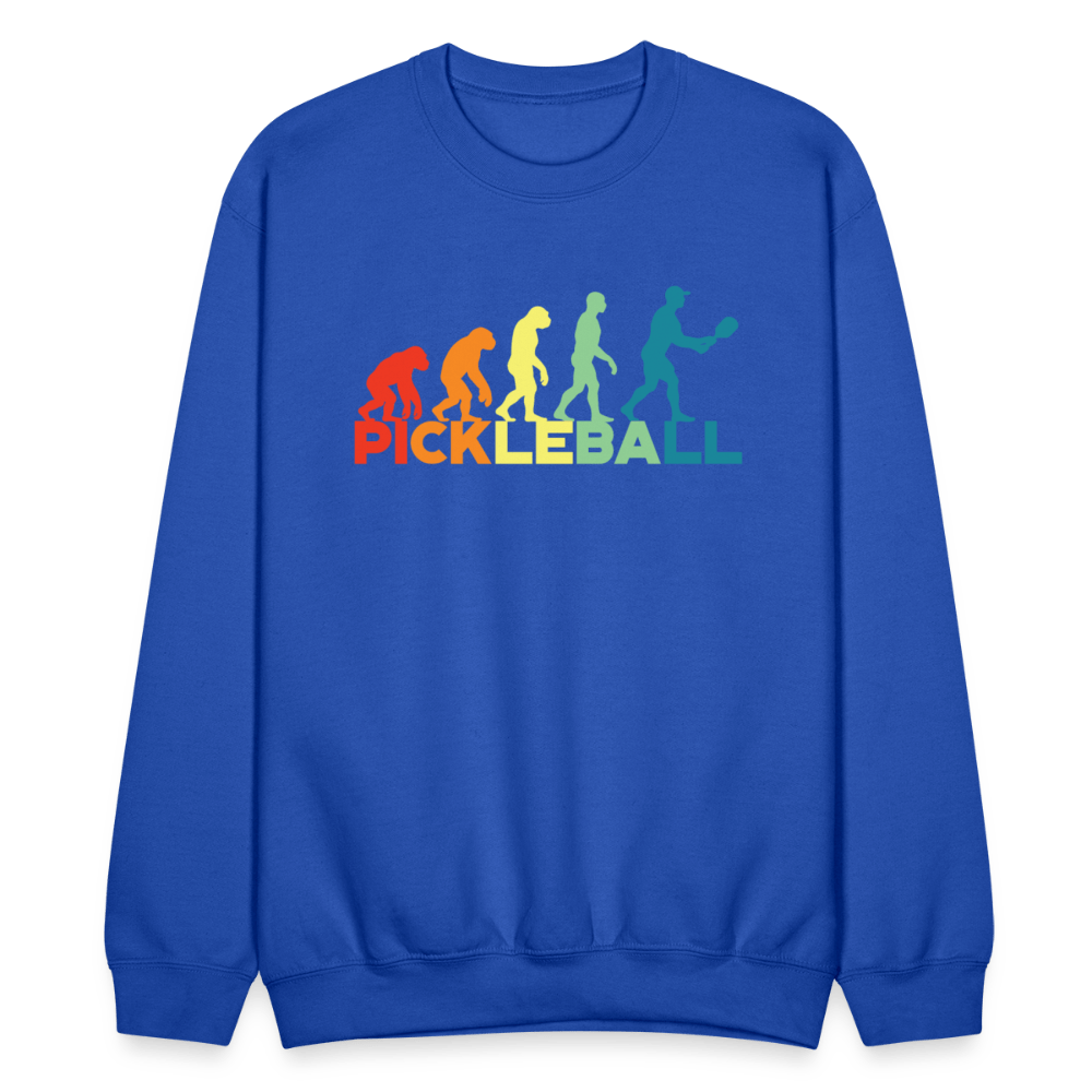 Pickleball Evolution Sweatshirt - royal blue