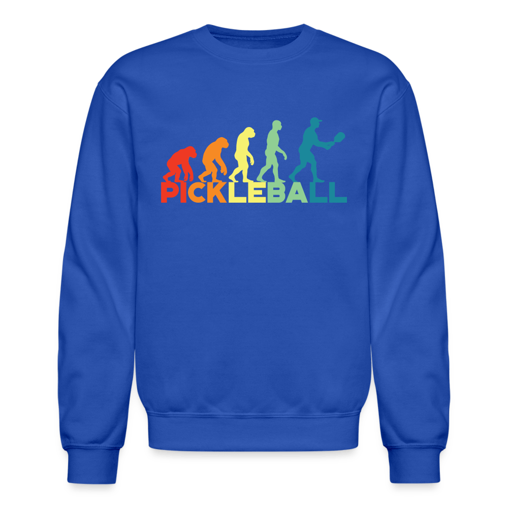 Pickleball Evolution Sweatshirt - royal blue