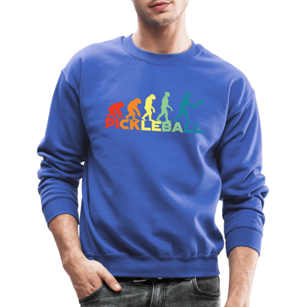 Pickleball Evolution Sweatshirt - royal blue