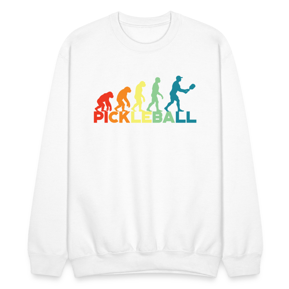 Pickleball Evolution Sweatshirt - white