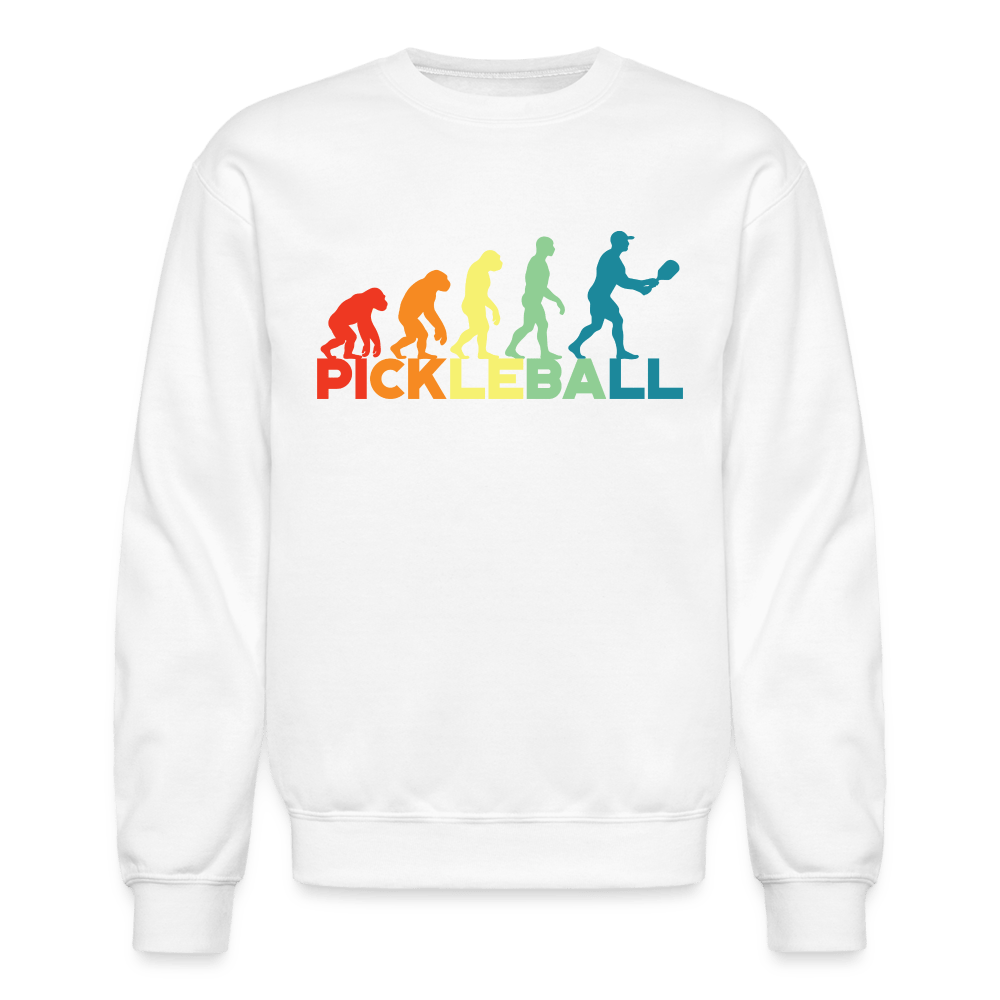 Pickleball Evolution Sweatshirt - white