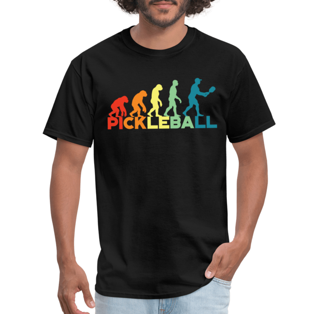 Pickleball Evolution T-Shirt - black