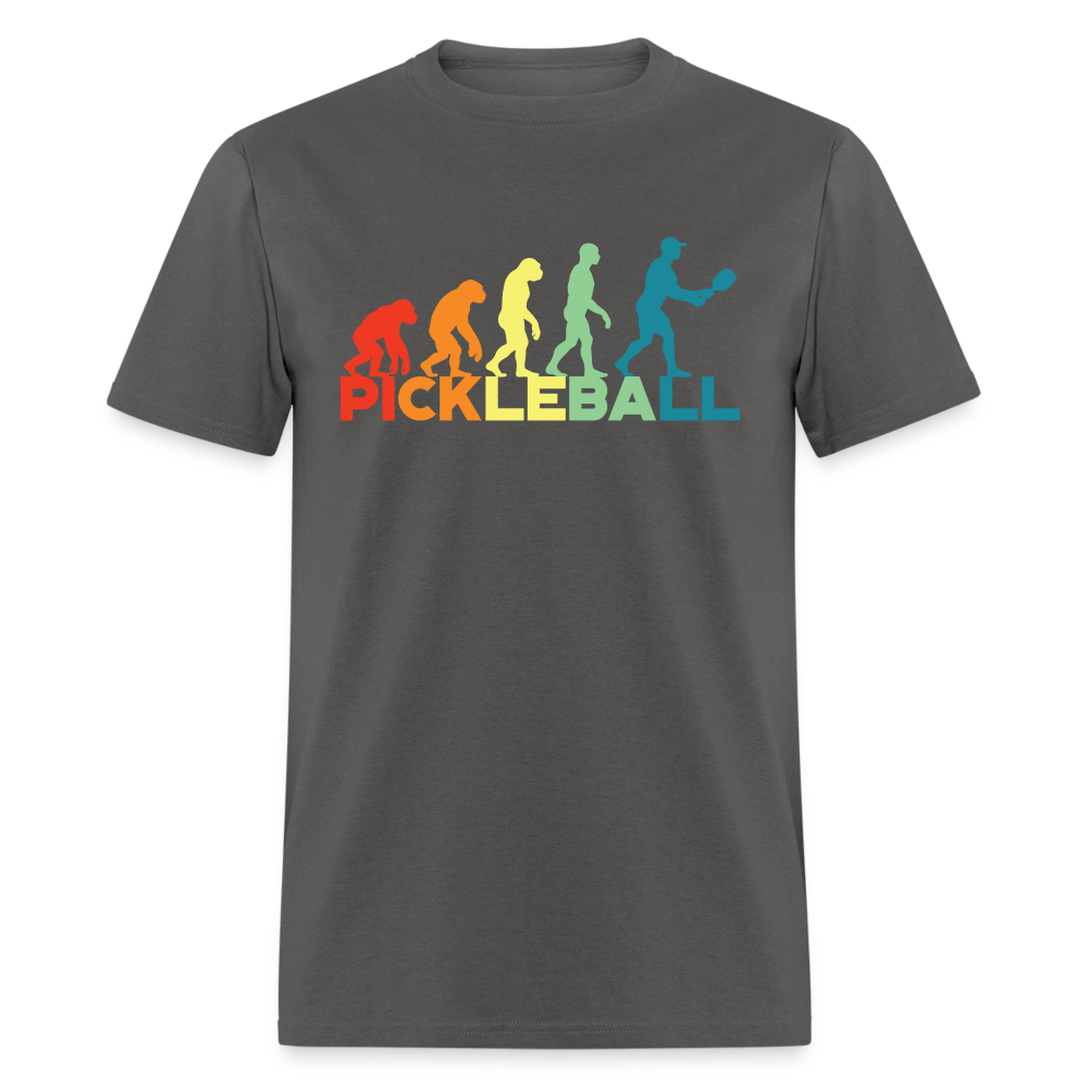 Pickleball Evolution T-Shirt - charcoal