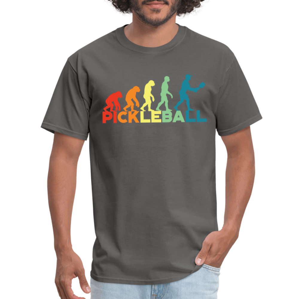 Pickleball Evolution T-Shirt - charcoal