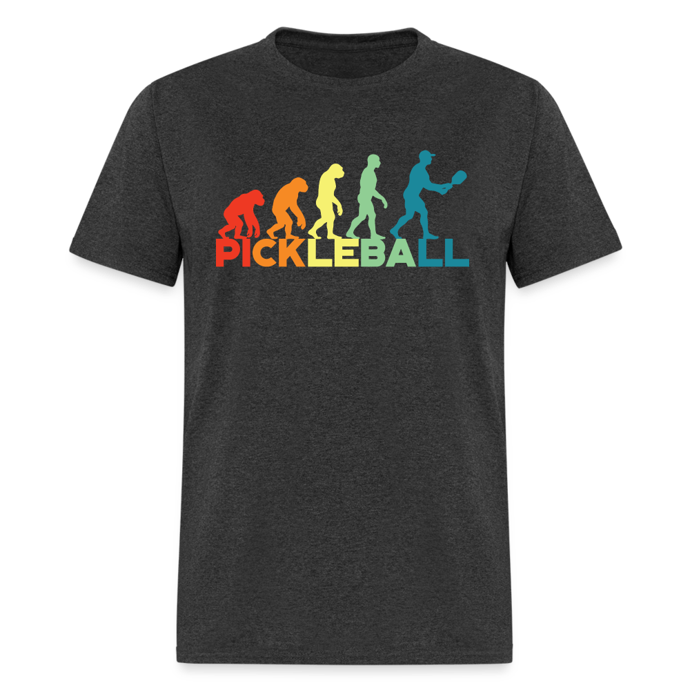 Pickleball Evolution T-Shirt - heather black