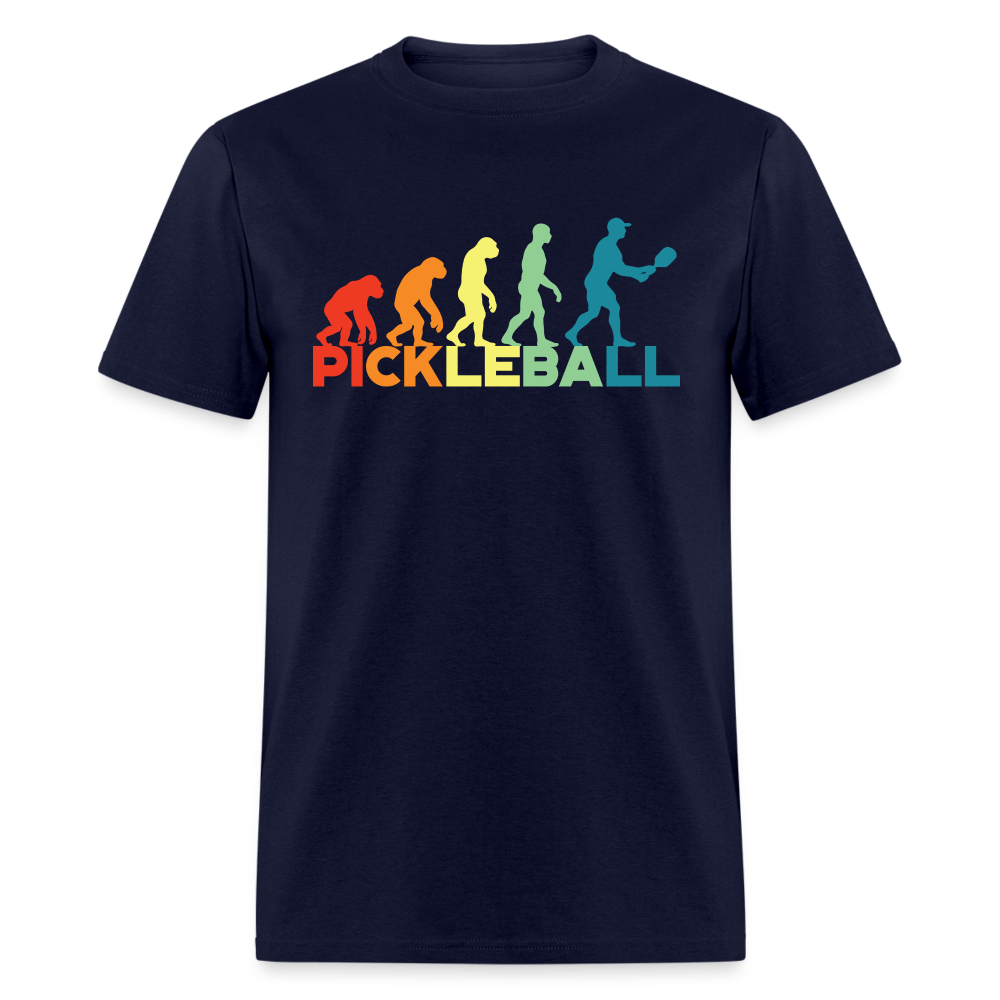 Pickleball Evolution T-Shirt - navy