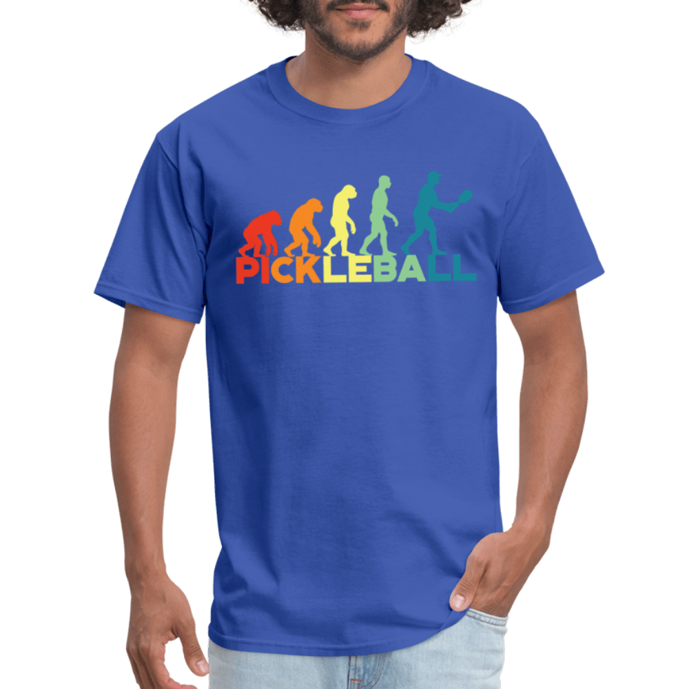 Pickleball Evolution T-Shirt - royal blue