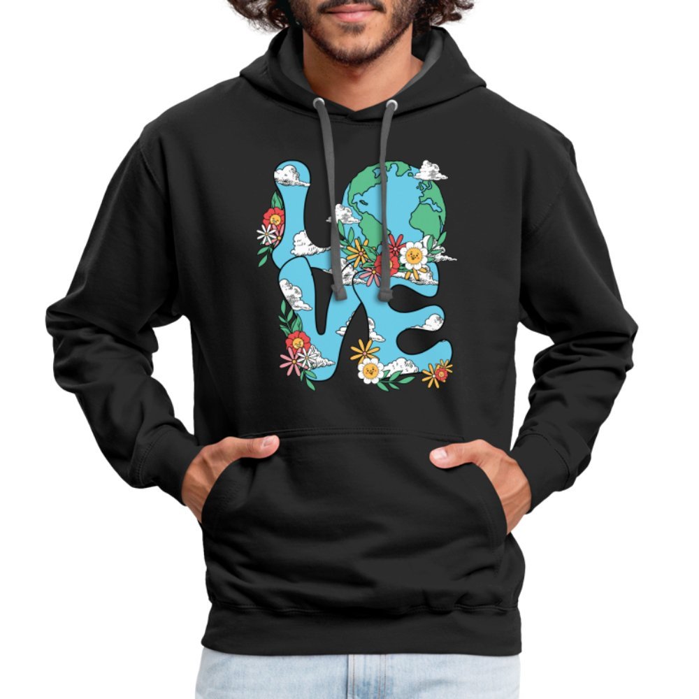 Planet's Natural Beauty Hoodie (Earth Day) - black/asphalt