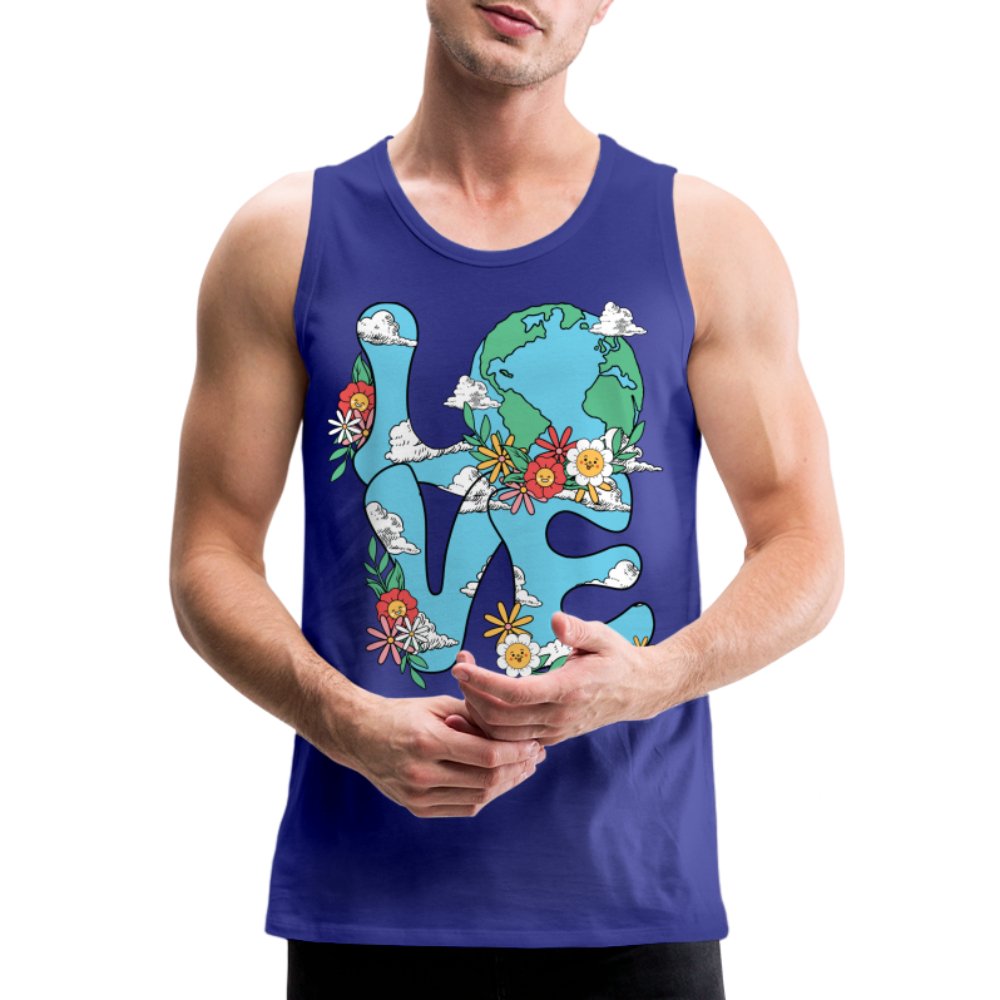 Planet's Natural Beauty Men’s Premium Tank Top (Earth Day) - option1# - Men’s Premium Tank | Spreadshirt 916