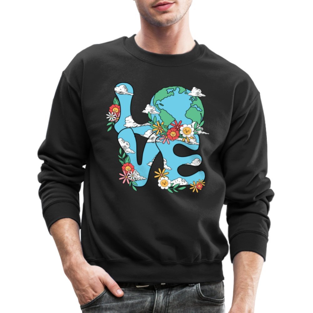 Planet's Natural Beauty Sweatshirt (Earth Day) - black